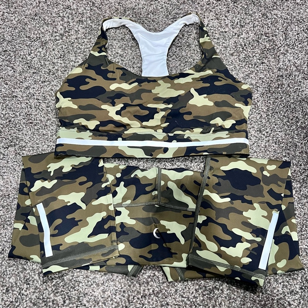 ZYIA Camo Activewear Set